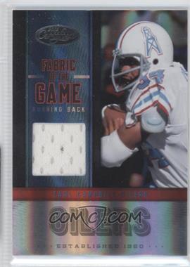 2012 Panini Certified - Fabric of the Game Jerseys #10 - Earl Campbell /13