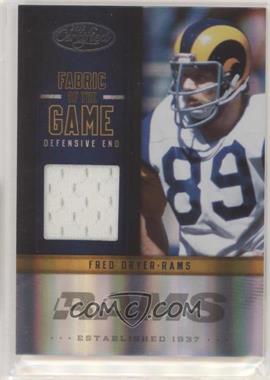 2012 Panini Certified - Fabric of the Game Jerseys #16 - Fred Dryer /199