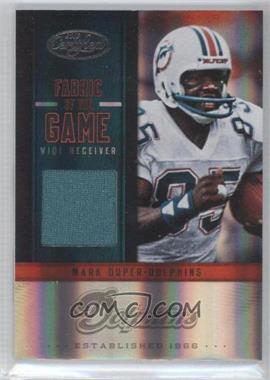 2012 Panini Certified - Fabric of the Game Jerseys #42 - Mark Duper /199