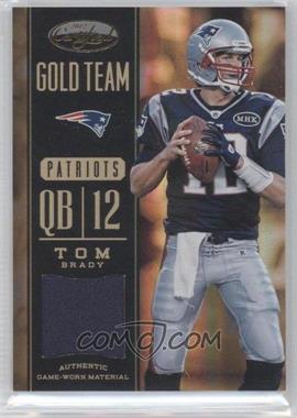 2012 Panini Certified - Gold Team Materials #1 - Tom Brady /99