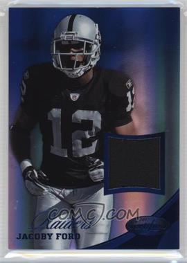 2012 Panini Certified - Materials - Mirror Blue #3 - Jacoby Ford /5