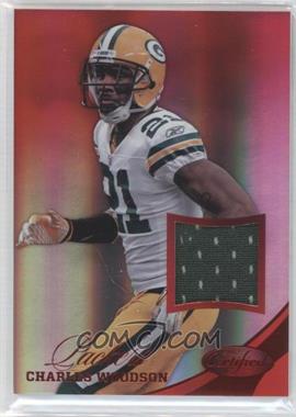 2012 Panini Certified - Materials - Mirror Red #17 - Charles Woodson /49