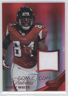 2012 Panini Certified - Materials - Mirror Red #44 - Roddy White /10 [Noted]