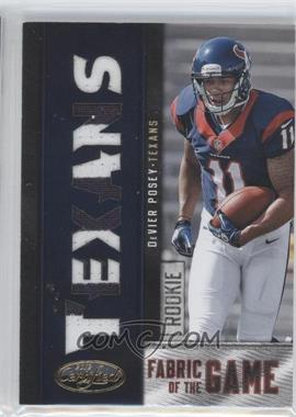 2012 Panini Certified - Rookie Fabric of the Game Jerseys - Die-Cut Team Name Prime #17 - DeVier Posey /25