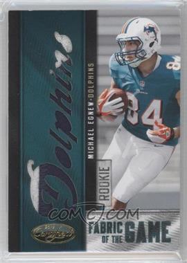 2012 Panini Certified - Rookie Fabric of the Game Jerseys - Die-Cut Team Name Prime #24 - Michael Egnew /25