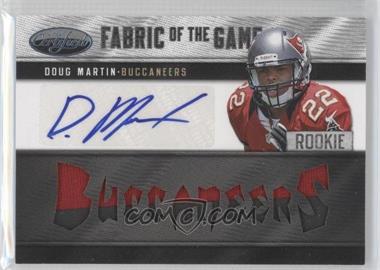 2012 Panini Certified - Rookie Fabric of the Game Jerseys - Die-Cut Team Name Signatures Prime #10 - Doug Martin /15