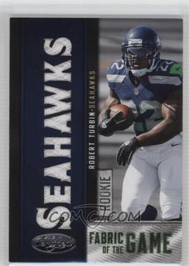 2012 Panini Certified - Rookie Fabric of the Game Jerseys - Die-Cut Team Name #28 - Robert Turbin /49