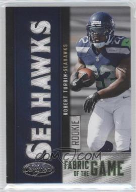 2012 Panini Certified - Rookie Fabric of the Game Jerseys - Die-Cut Team Name #28 - Robert Turbin /49