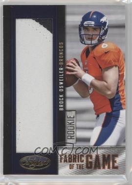 2012 Panini Certified - Rookie Fabric of the Game Jerseys - Prime #15 - Brock Osweiler /49