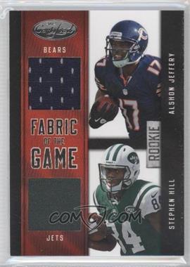 2012 Panini Certified - Rookie Fabric of the Game Jerseys Combos #10 - Alshon Jeffery, Stephen Hill /149