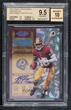 2012 Panini Contenders - [Base] - Cracked Ice 20th Edition #202 - Robert Griffin III /20 [BGS 9.5 GEM MINT]