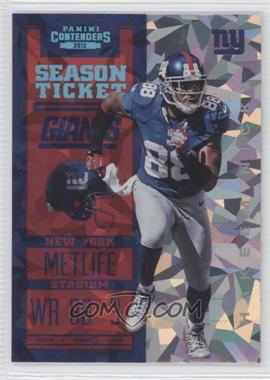 2012 Panini Contenders - [Base] - Cracked Ice 20th Edition #66 - Season Ticket - Hakeem Nicks /20