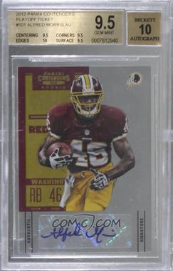 2012 Panini Contenders - [Base] - Playoff Ticket #101 - Alfred Morris /99 [BGS 9.5 GEM MINT]