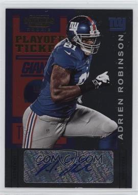 2012 Panini Contenders - [Base] - Playoff Ticket #102 - Adrien Robinson /99