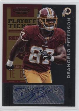 2012 Panini Contenders - [Base] - Playoff Ticket #126 - Deangelo Peterson /99