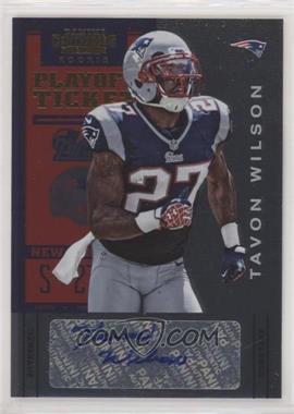 2012 Panini Contenders - [Base] - Playoff Ticket #188 - Tavon Wilson /99