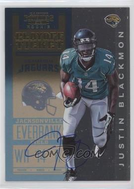 2012 Panini Contenders - [Base] - Playoff Ticket #205 - Justin Blackmon /99