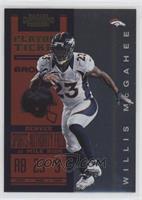 Willis McGahee #/99