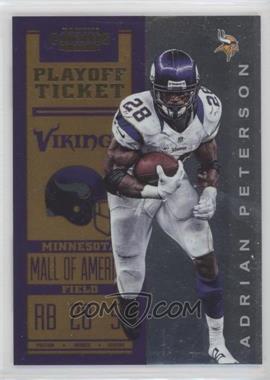 2012 Panini Contenders - [Base] - Playoff Ticket #54 - Adrian Peterson /99