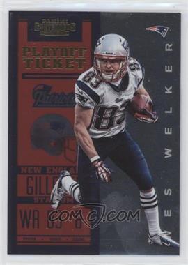 2012 Panini Contenders - [Base] - Playoff Ticket #59 - Wes Welker /99