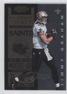 2012 Panini Contenders - [Base] - Playoff Ticket #62 - Jimmy Graham /99