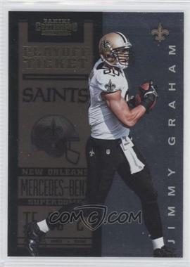2012 Panini Contenders - [Base] - Playoff Ticket #62 - Jimmy Graham /99