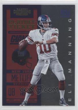 2012 Panini Contenders - [Base] - Playoff Ticket #63 - Eli Manning /99