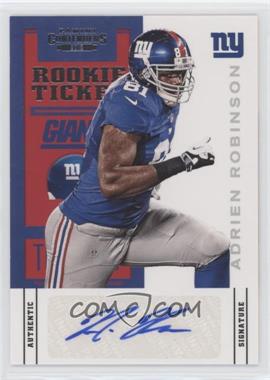 2012 Panini Contenders - [Base] #102.1 - Rookie Ticket - Adrien Robinson