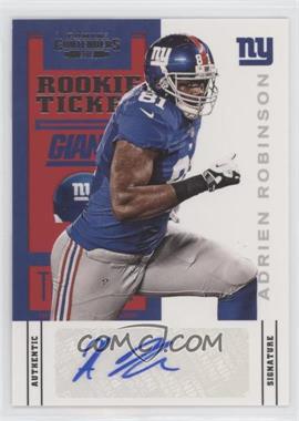 2012 Panini Contenders - [Base] #102.1 - Rookie Ticket - Adrien Robinson