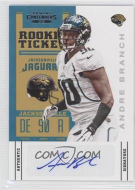 2012 Panini Contenders - [Base] #103.1 - Rookie Ticket - Andre Branch /500