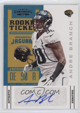 2012 Panini Contenders - [Base] #103.1 - Rookie Ticket - Andre Branch /500