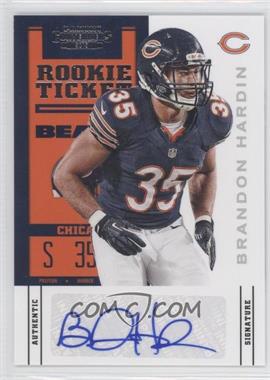 2012 Panini Contenders - [Base] #108.1 - Rookie Ticket - Brandon Hardin