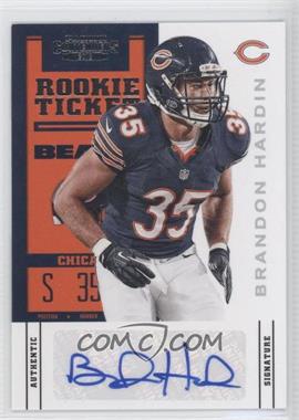 2012 Panini Contenders - [Base] #108.1 - Rookie Ticket - Brandon Hardin