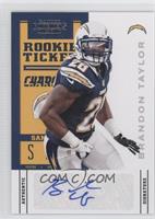 Rookie Ticket - Brandon Taylor