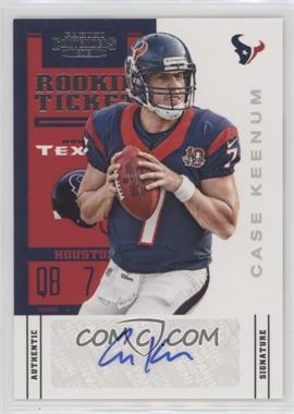 2012 Panini Contenders - [Base] #112.1 - Rookie Ticket - Case Keenum