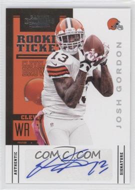 2012 Panini Contenders - [Base] #118.1 - Rookie Ticket - Josh Gordon /500