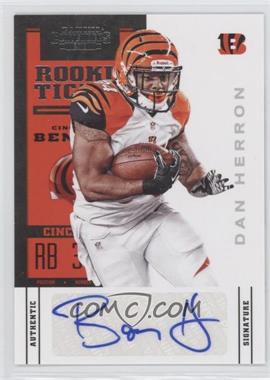 2012 Panini Contenders - [Base] #122.1 - Rookie Ticket - Dan Herron