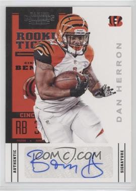 2012 Panini Contenders - [Base] #122.1 - Rookie Ticket - Dan Herron