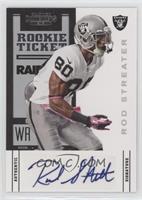 Rookie Ticket - Rod Streater