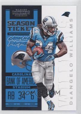 2012 Panini Contenders - [Base] #15 - Season Ticket - DeAngelo Williams