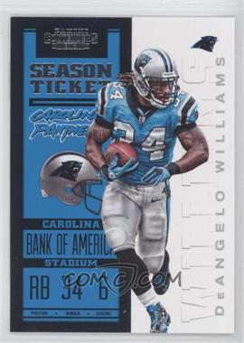 2012 Panini Contenders - [Base] #15 - Season Ticket - DeAngelo Williams