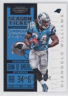 2012 Panini Contenders - [Base] #15 - Season Ticket - DeAngelo Williams