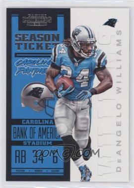 2012 Panini Contenders - [Base] #15 - Season Ticket - DeAngelo Williams