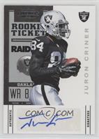 Rookie Ticket Variation - Juron Criner [Noted] #/200