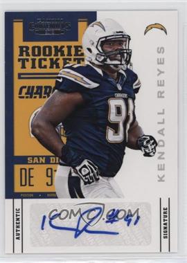 2012 Panini Contenders - [Base] #152.1 - Rookie Ticket - Kendall Reyes