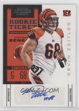 2012 Panini Contenders - [Base] #154.1 - Rookie Ticket - Kevin Zeitler