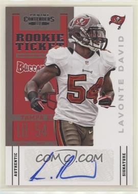 2012 Panini Contenders - [Base] #158.1 - Rookie Ticket - Lavonte David