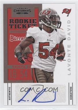 2012 Panini Contenders - [Base] #158.1 - Rookie Ticket - Lavonte David