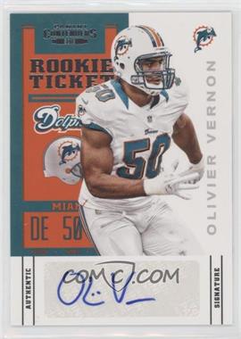 2012 Panini Contenders - [Base] #174.1 - Rookie Ticket - Olivier Vernon