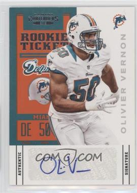 2012 Panini Contenders - [Base] #174.1 - Rookie Ticket - Olivier Vernon